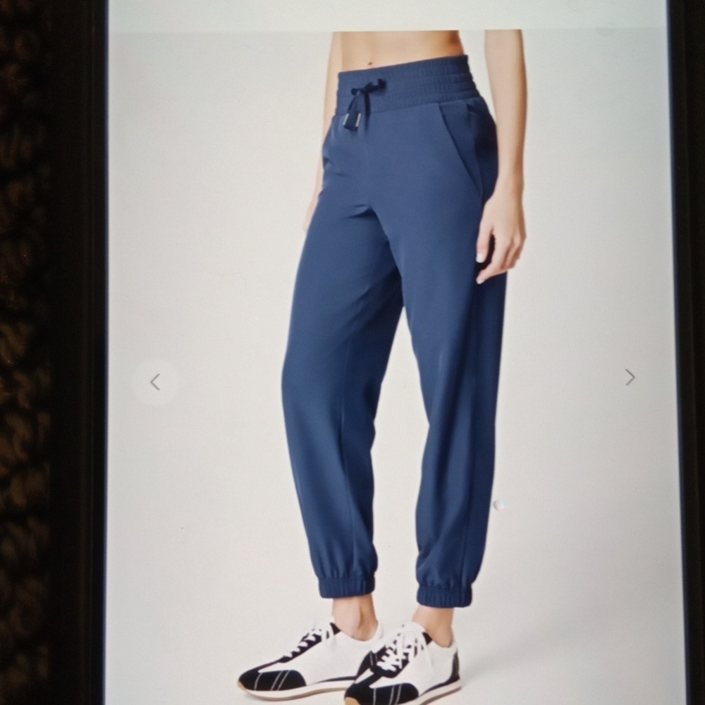 Spanx Out Of The Office Jogger Pant In Dark Storm Blue Casual Womens Xl - Picture 8 of 9